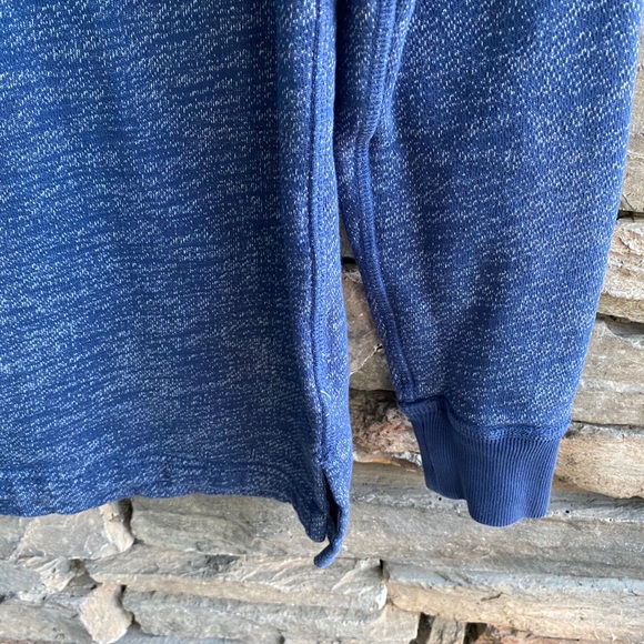 J. Crew Terry Pullover Sweatshirt Top Lightweight Vintage Terry Blue Cre… - Picture 6 of 9